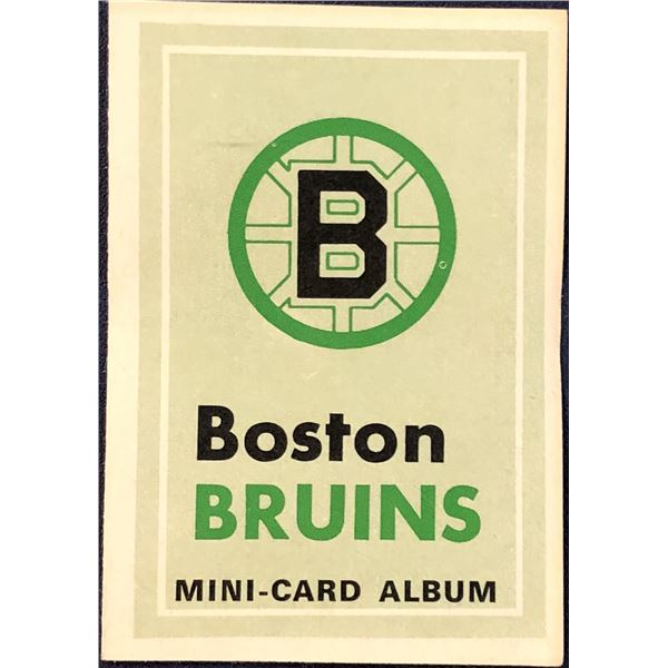 1969-70 O-PEE-CHEE NHL MINI CARD ALBUM - BOSTON BRUINS