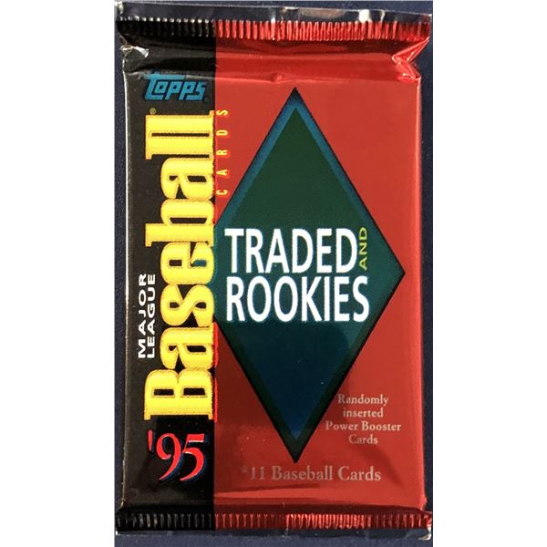 1995 TOPPS BASEBALL TRADED & ROOKIES FOIL PACK