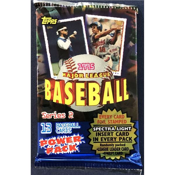 1995 TOPPS BASEBALL 2nd SERIES FOIL PACK