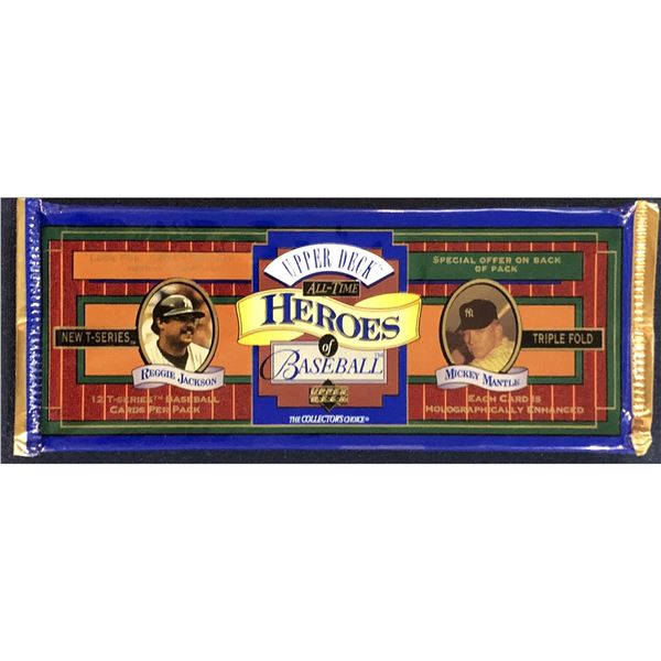 1993 UPPER DECK ALL TIME HEROES OF BASEBALL FOIL PACK