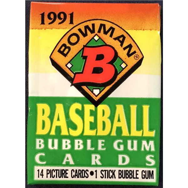 1991 BOWMAN BASEBALL WAX PACK
