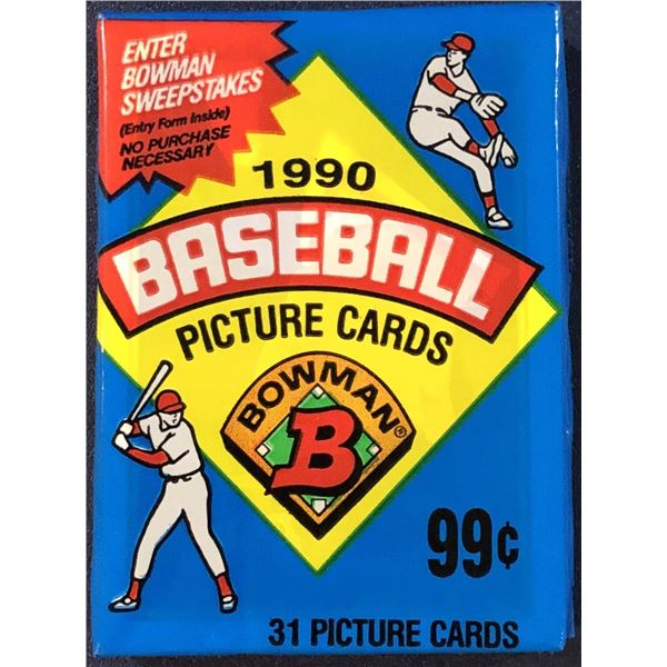 1990 BOWMAN BASEBALL JUMBO PACK