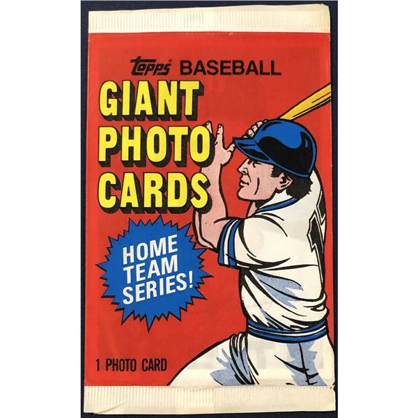 1981 TOPPS GIANT PHOTO CARDS PACK