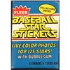 Image 1 : 1981 FLEER BASEBALL STAR STICKERS WAX PACK