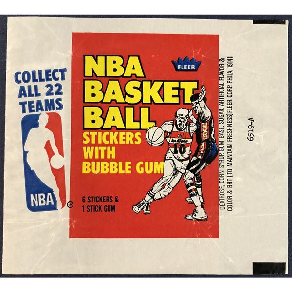1979-80 FLEER NBA BASKETBALL WRAPPER
