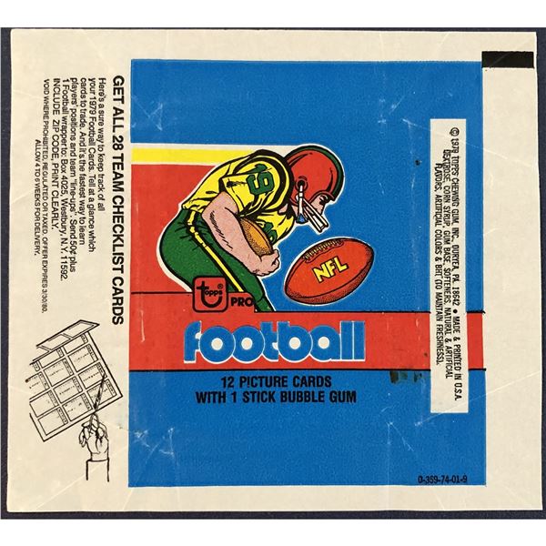1979 TOPPS FOOTBALL WRAPPER
