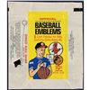 Image 1 : 1968 FLEER BASEBALL EMBLEMS WRAPPER