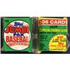 Image 1 : 1990 TOPPS BASEBALL JUMBO PACK - KEN GRIFFEY JR. (HOF) & ERIC DAVIS SHOWING