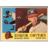 Image 1 : 1960 TOPPS BASEBALL WHITE BACKS - CHUCK COTTIER ROOKIE CARD