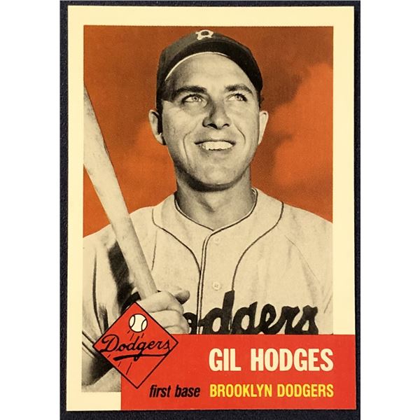 1991 TOPPS ARCHIVES (1953) - GIL HODGES (HOF)