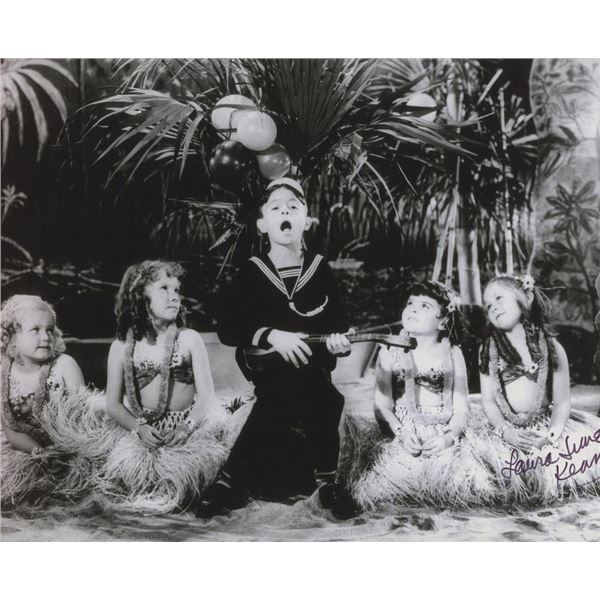 Laura June Kenney "The Little Rascals" signed photo