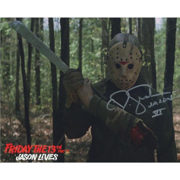 C.J. Graham "Friday the 13th Part VI: Jason Lives" signed movie photo