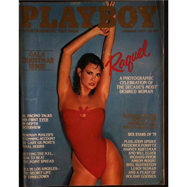 Playboy Magazine December 1979 Raquel Welch Cover