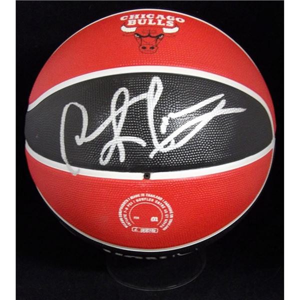 Chicago Bulls Dennis Rodman  Signed Wilson Basketball JSA Authenticated