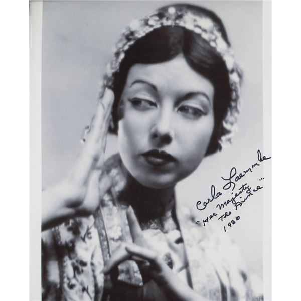 Dracula Carla Laemmle signed photo