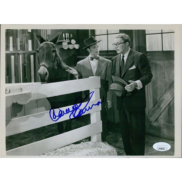 Francis In The Navy Actor Donald O'Connor signed photo. JSA Authenticated