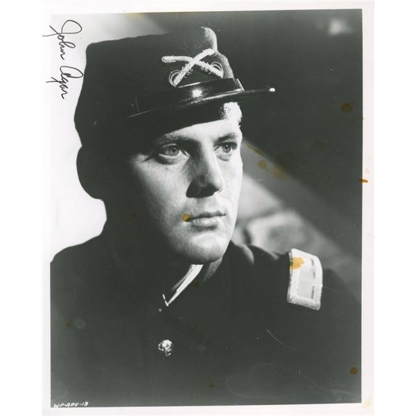 John Agar signed Sands of Iwo Jima photo