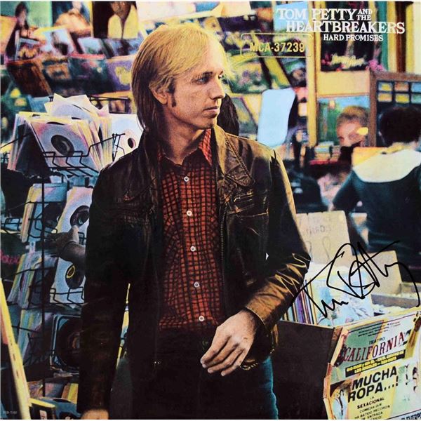Tom Petty signed Hard Promises album