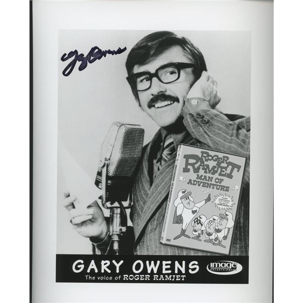 Gary Owens "Roger Ramjet" signed photo
