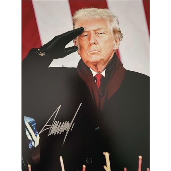 47th US President Donald Trump signed photo
