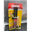 Image 3 : Lot of 2 - LePage Speed Set Epoxy Syringe Glue Instant Mix 14 mL¬†
