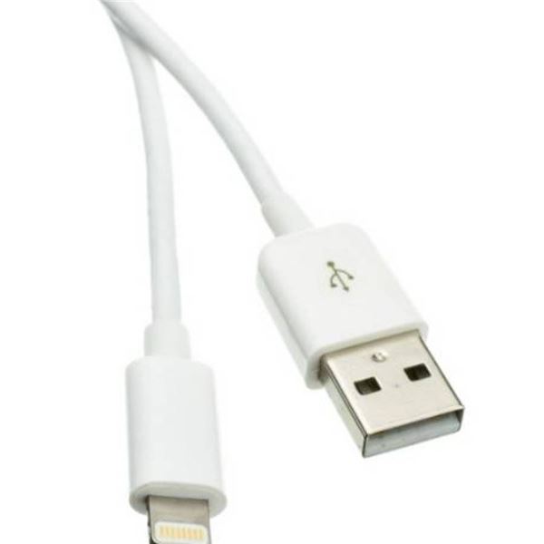 3-Pack 10 ft USB Charger Cables, Model L-36, White