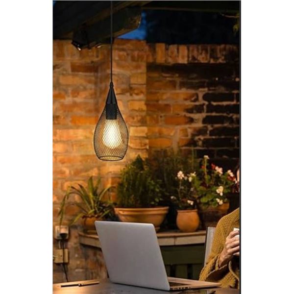 Danson Decor Solar Hanging LED Lamp With Metal Cage, 8-Hour Runtime