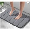 Image 1 : Hitslam Bath Mat, Model Unknown, Gray Color