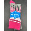 Image 4 : Columbia 4-Pair Set of Pink and Gray Socks, Fleece Interior, Size 4-10