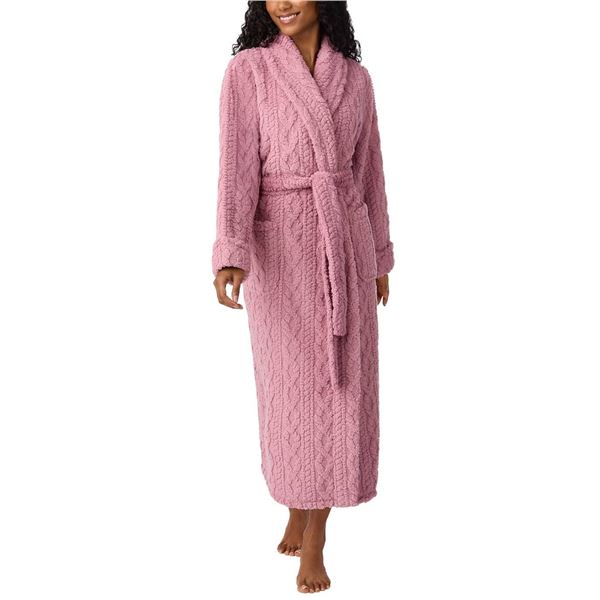 Room Service Cozy Wrap Robe - S/P, Dusty Pink Color