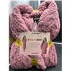 Image 2 : Room Service Cozy Wrap Robe - S/P, Dusty Pink Color