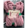 Image 2 : Room Service Women's Robe, Textured Knit, Size XL/1X, Pink