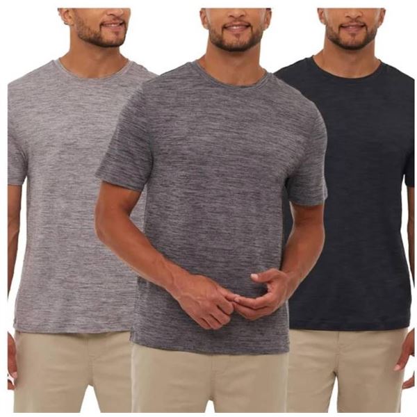 Bench Men's Active T-Shirts, 3 Pack, Size M/M
