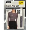 Image 2 : Frank and Oak Women's Smoothing Contour Long Sleeve Tee, Size S/P