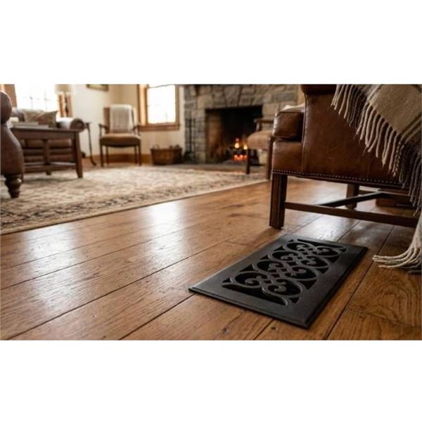 Manor House 3-Pack Floor Registers, 3x10in, Adjustable Airflow Control