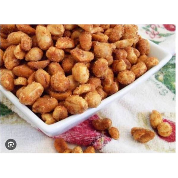 Mighty Market Honey Roasted Peanuts, 12 Bags of 125g
