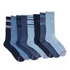 Image 1 : Tommy Hilfiger Cushion Crew Socks, 8 Pairs, Mixed Colors