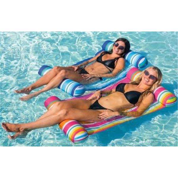 Sloosh Hammock 2-Pack with Pink and Blue Strips for Ages 12+