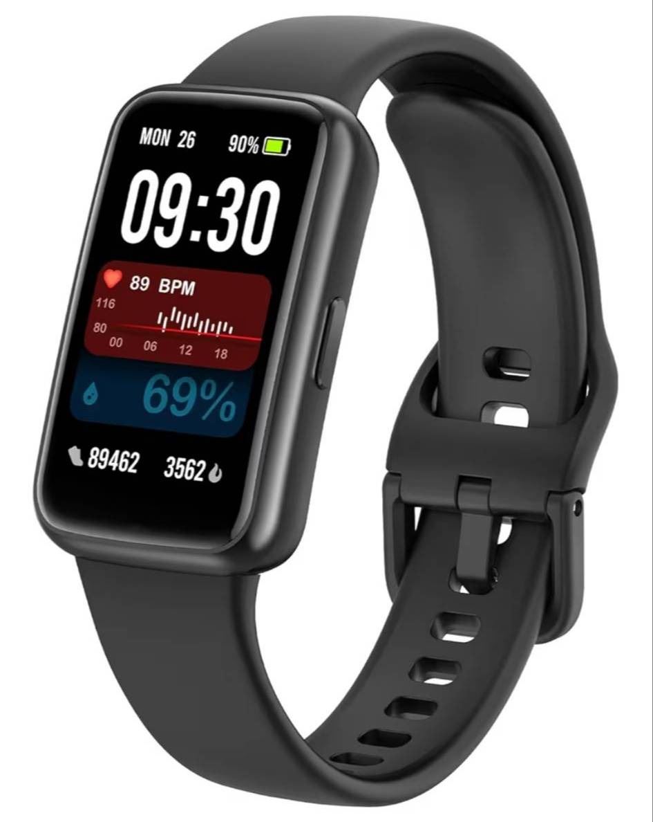 Smart Fitness Tracker Watch With 1.47-Inch HD Display and 3ATM Water ...