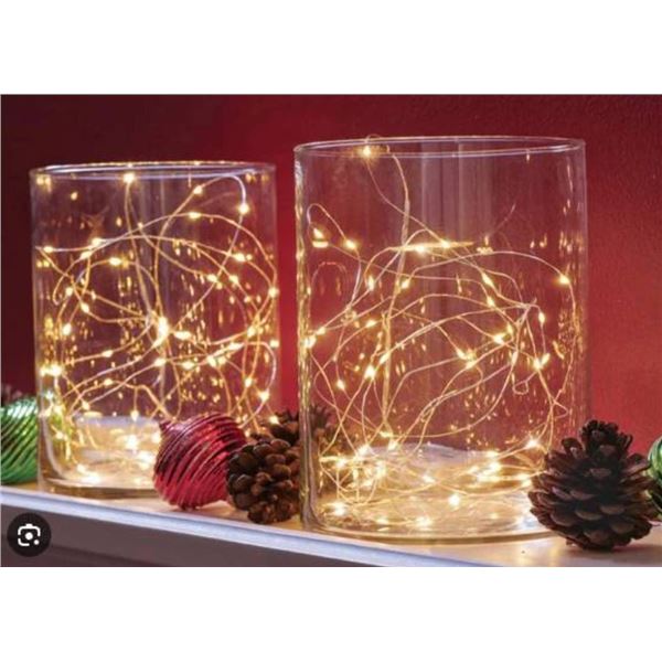 Sylvania Battery-Operated LED Microdot Lights, 4 Sets, 8 Functions