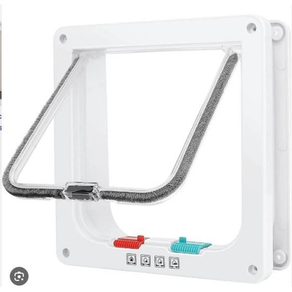 Medium-Large Cat Door, 15 x 8 x 2.6 in, Model X003HPGLQN