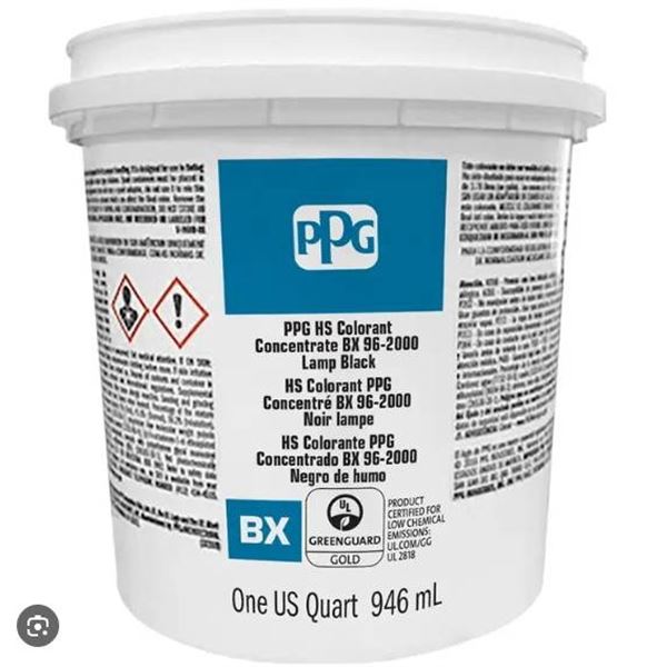 Pittsburgh Paints Co. Concentrate BX 96-2600 Lamp Black 1 US Quart
