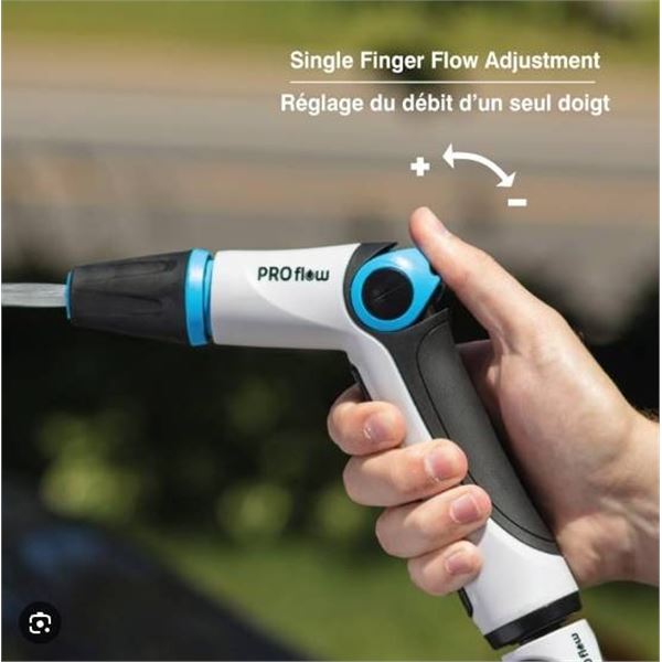 PRO Flow Jet Gun With Adjustable Features and Connector