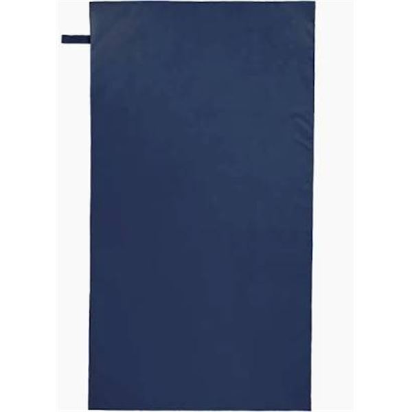Amazon Basics Microfiber Towel, Queen, Navy Blue 70x35"