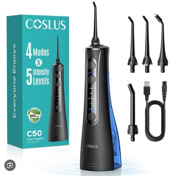 Coslus C50 Oral Irrigator with 4 Modes and 5 Intensity Levels