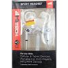 Image 1 : Hi-Tech Sport Headset with Microphone and Volume Control, Model HTIMS4