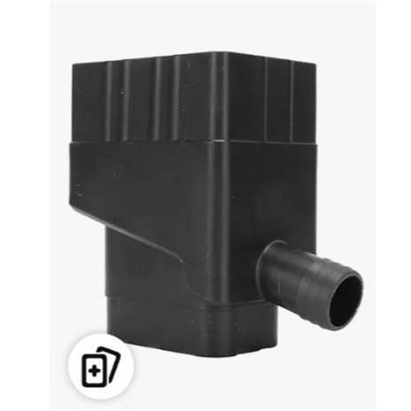 Rainwater Diverter RTK6-UK for 2x3 Inch Rectangular Downspouts