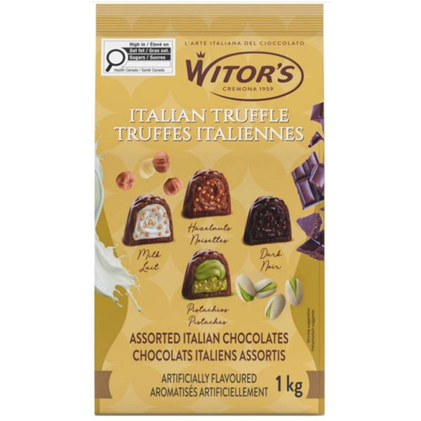 Witor's Italian Truffle Assorted Chocolates - 1kg