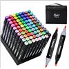 Image 1 : Touch 80pcs Dual-Tip Alcohol-Based Marker Set