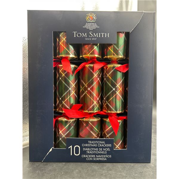 Tom Smith Traditional Christmas Crackers, Set of 10